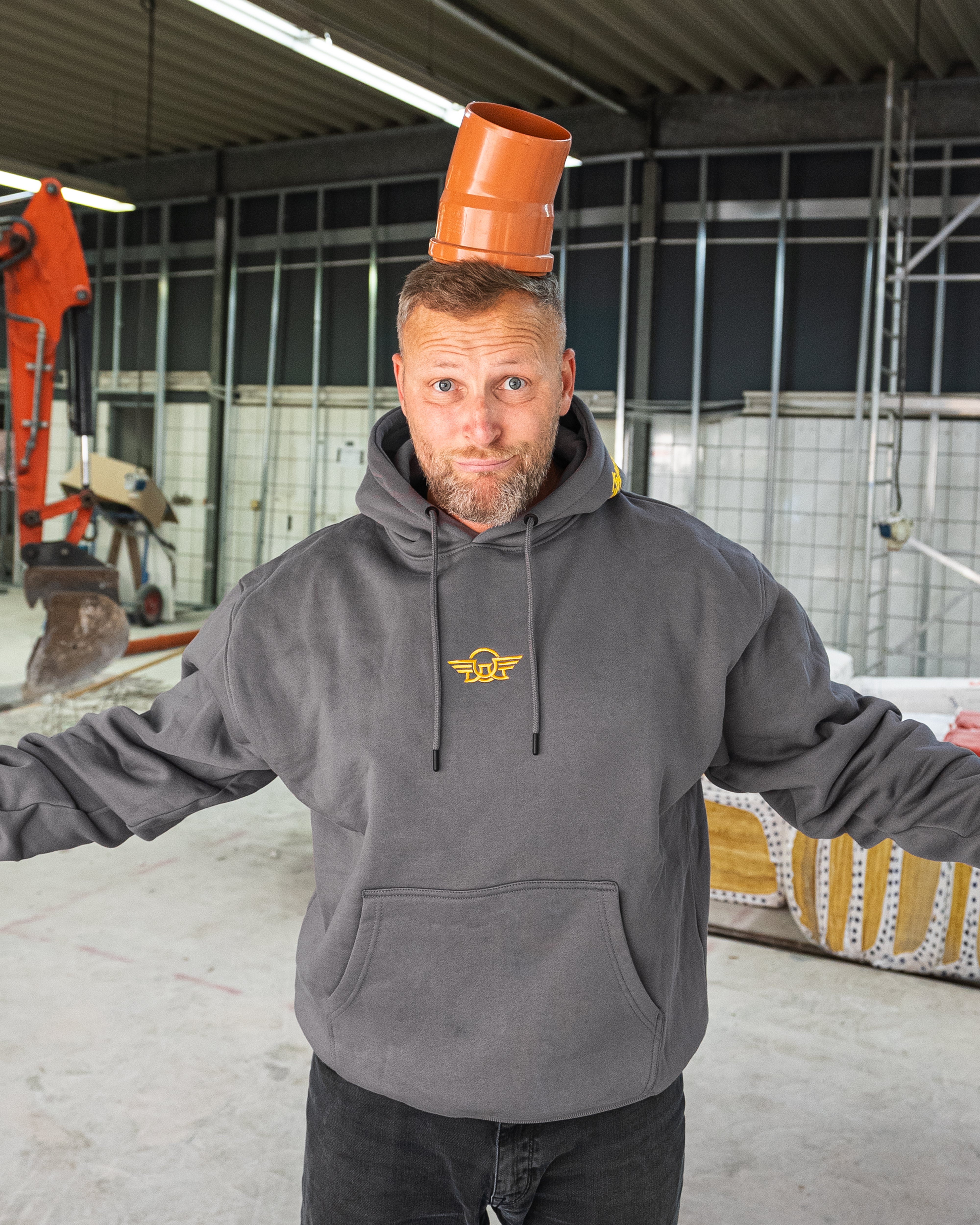 DAG Basic Hoodie Basaltgrau