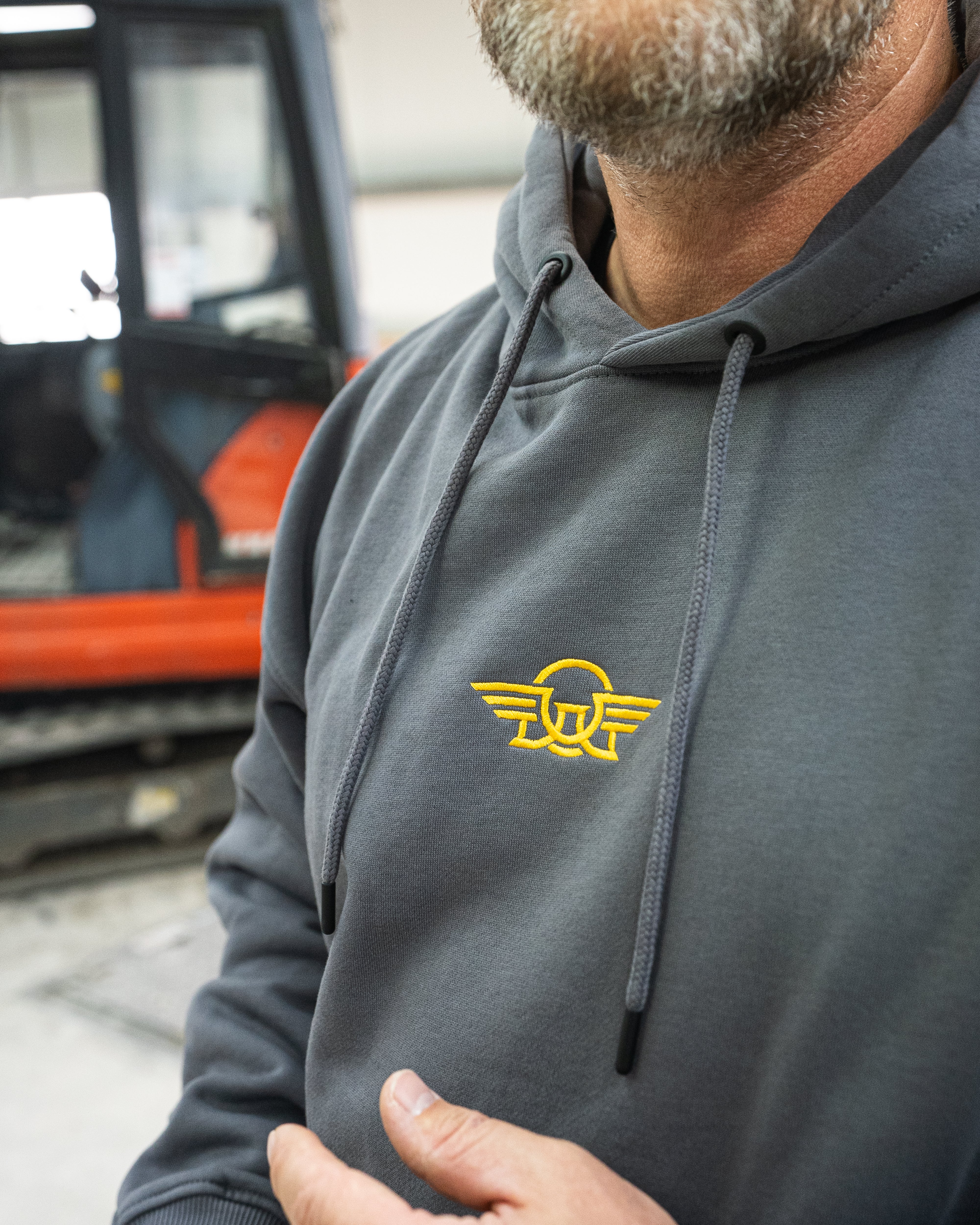 DAG Basic Hoodie Basaltgrau