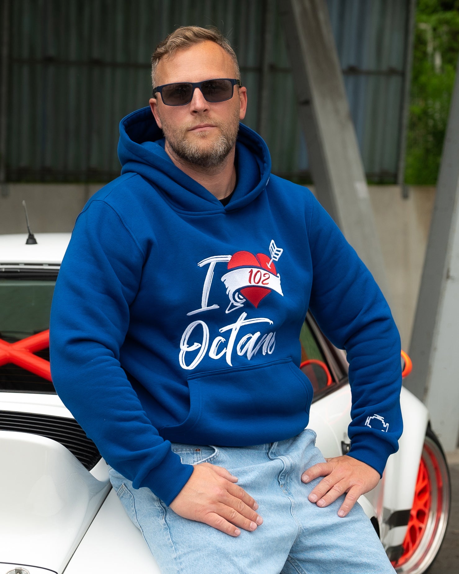102 Hoodie Royalblau - Regular