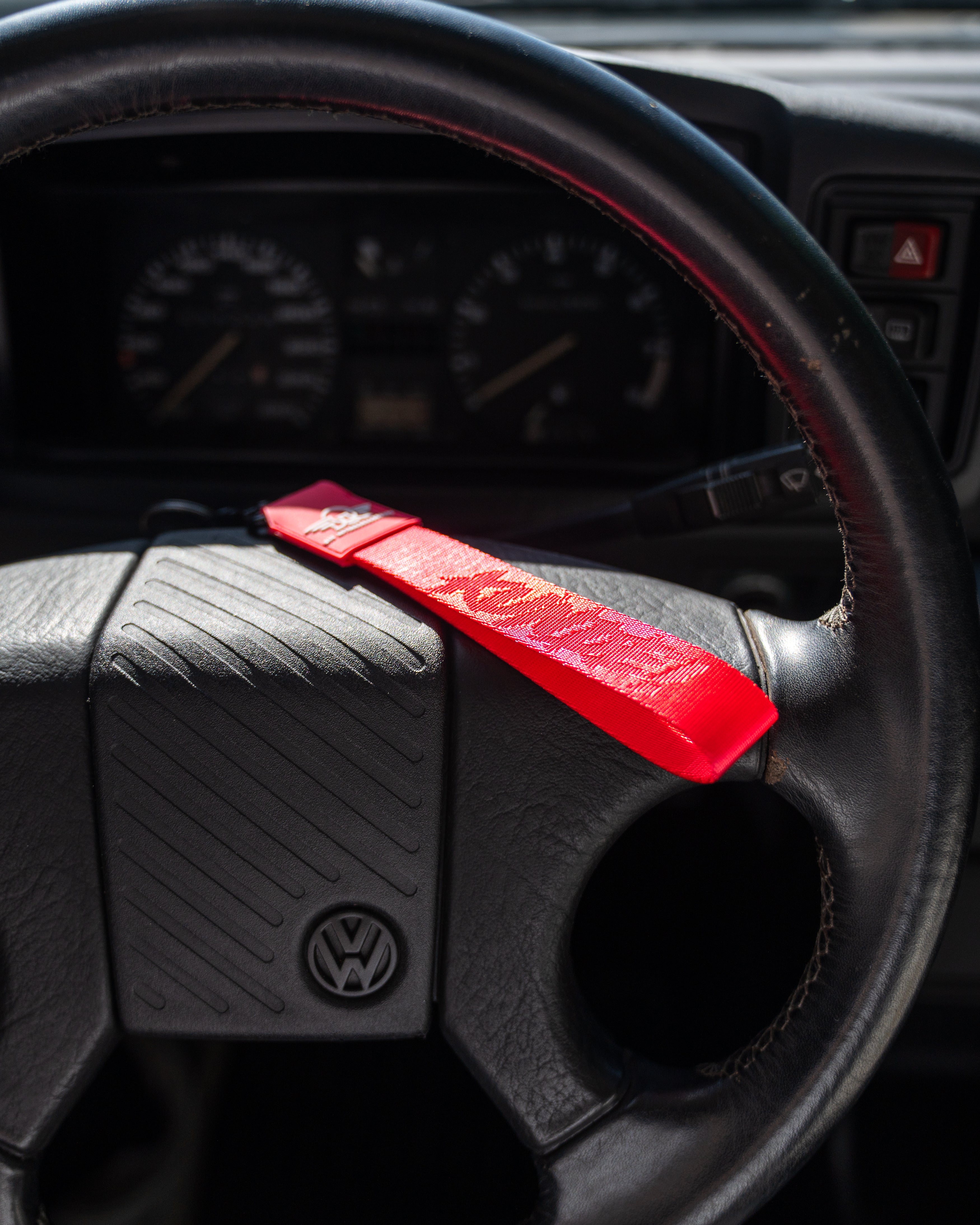 Schlüsselband Himbeere "KUNDE!"