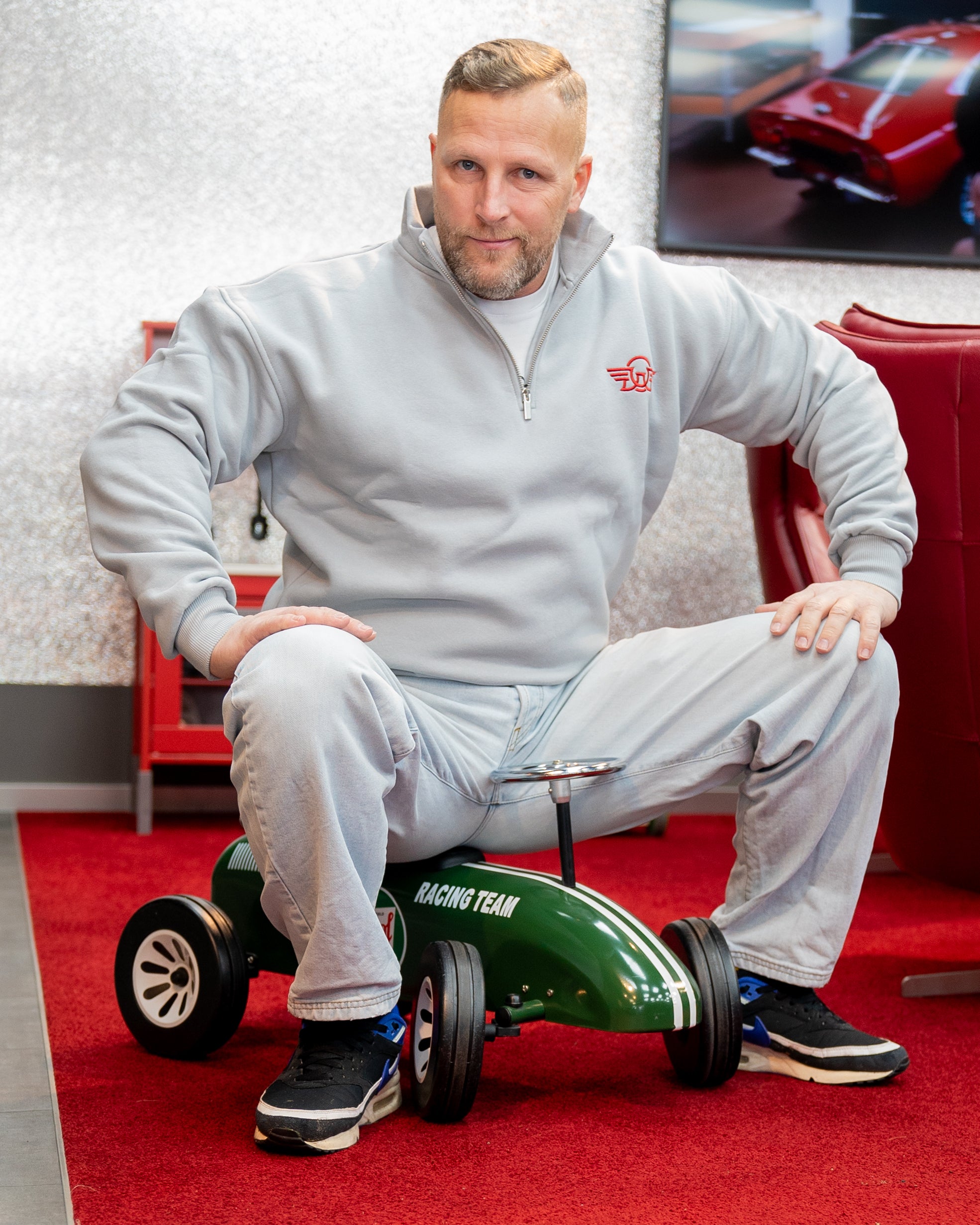 DAG "KUNDE!" Halfzip Kreide