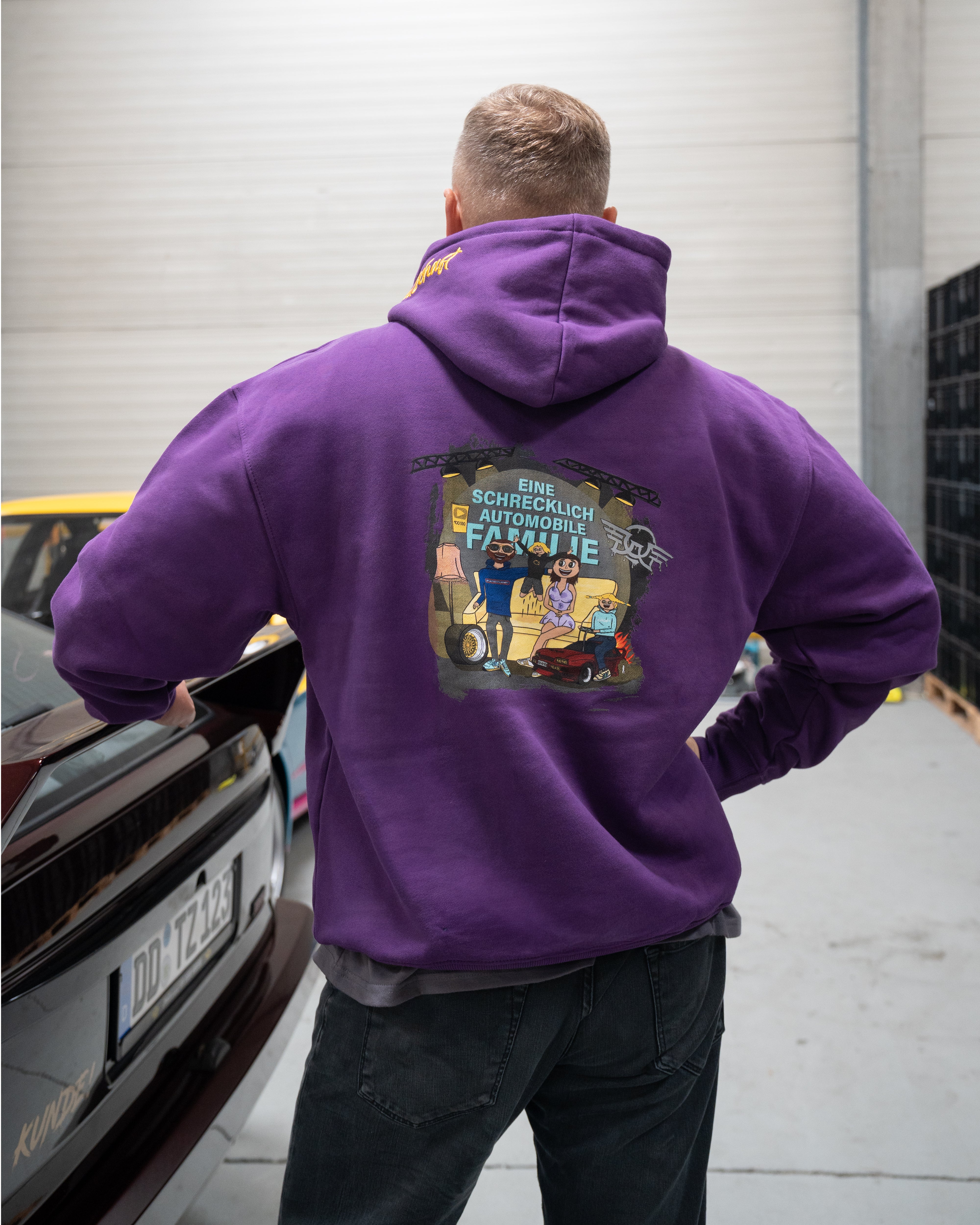 ESAF Hoodie Indigo-Violett
