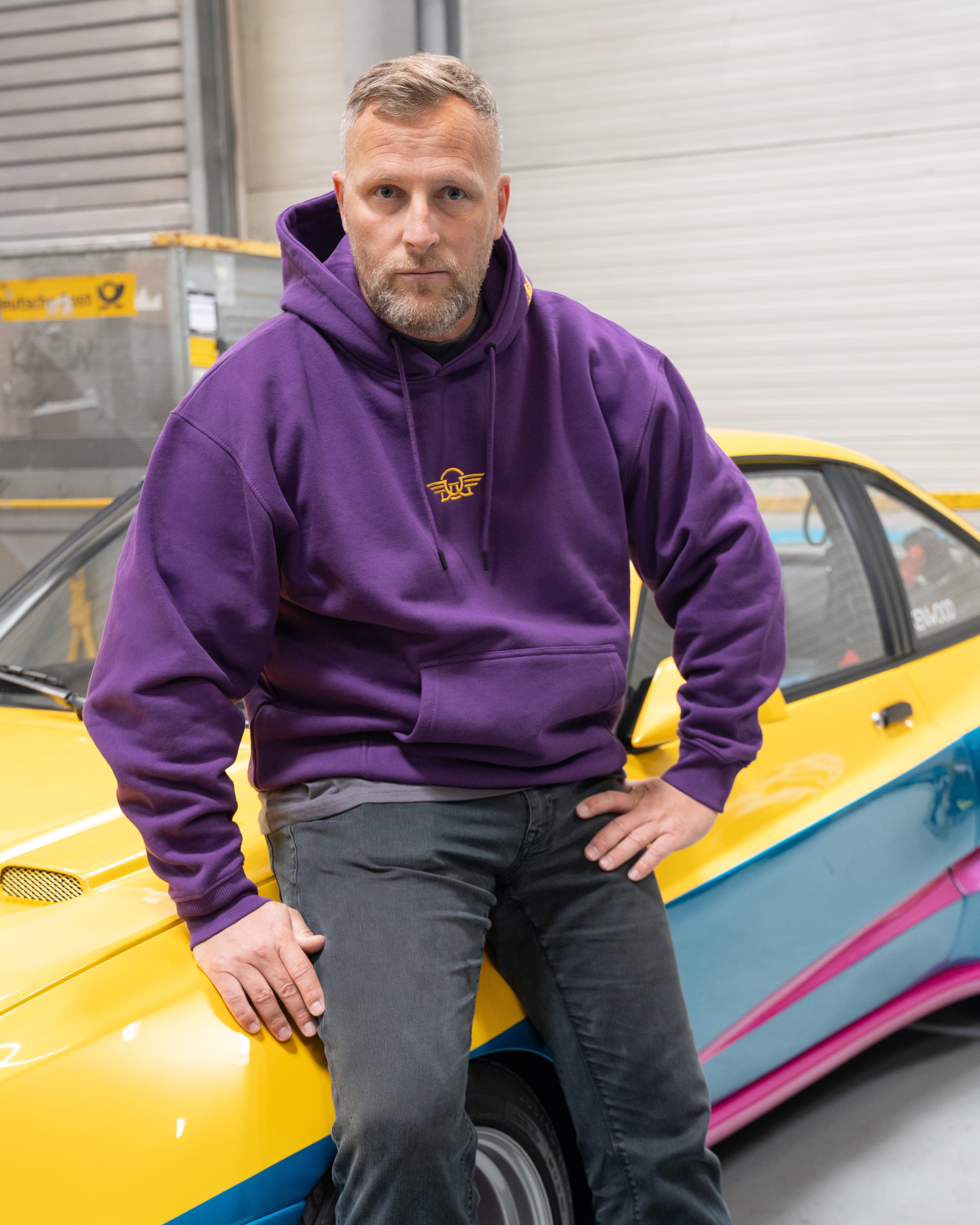 ESAF Hoodie Indigo-Violett