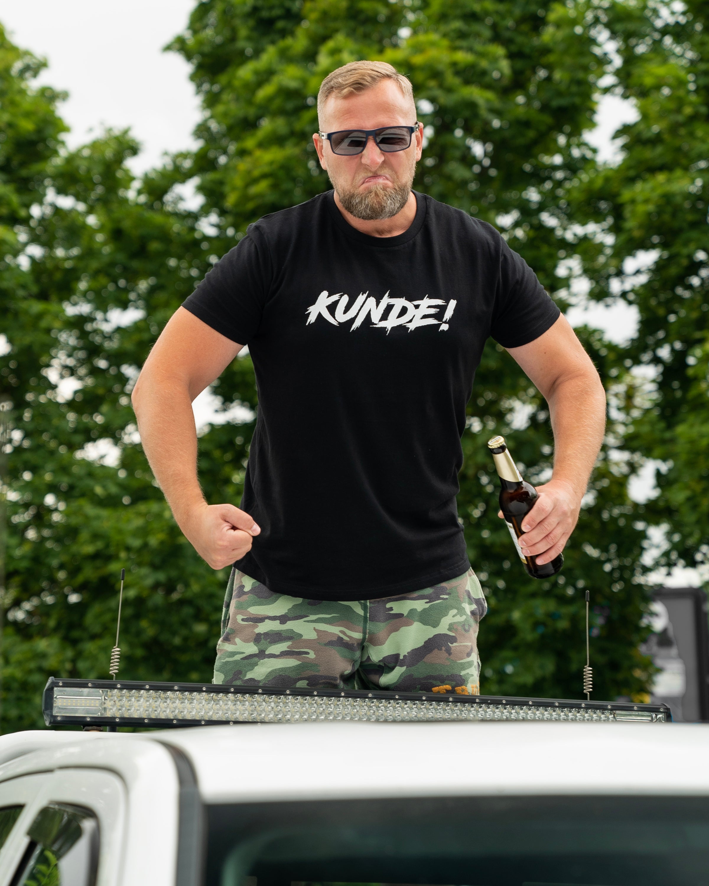 "KUNDE!" Shirt Schwarz
