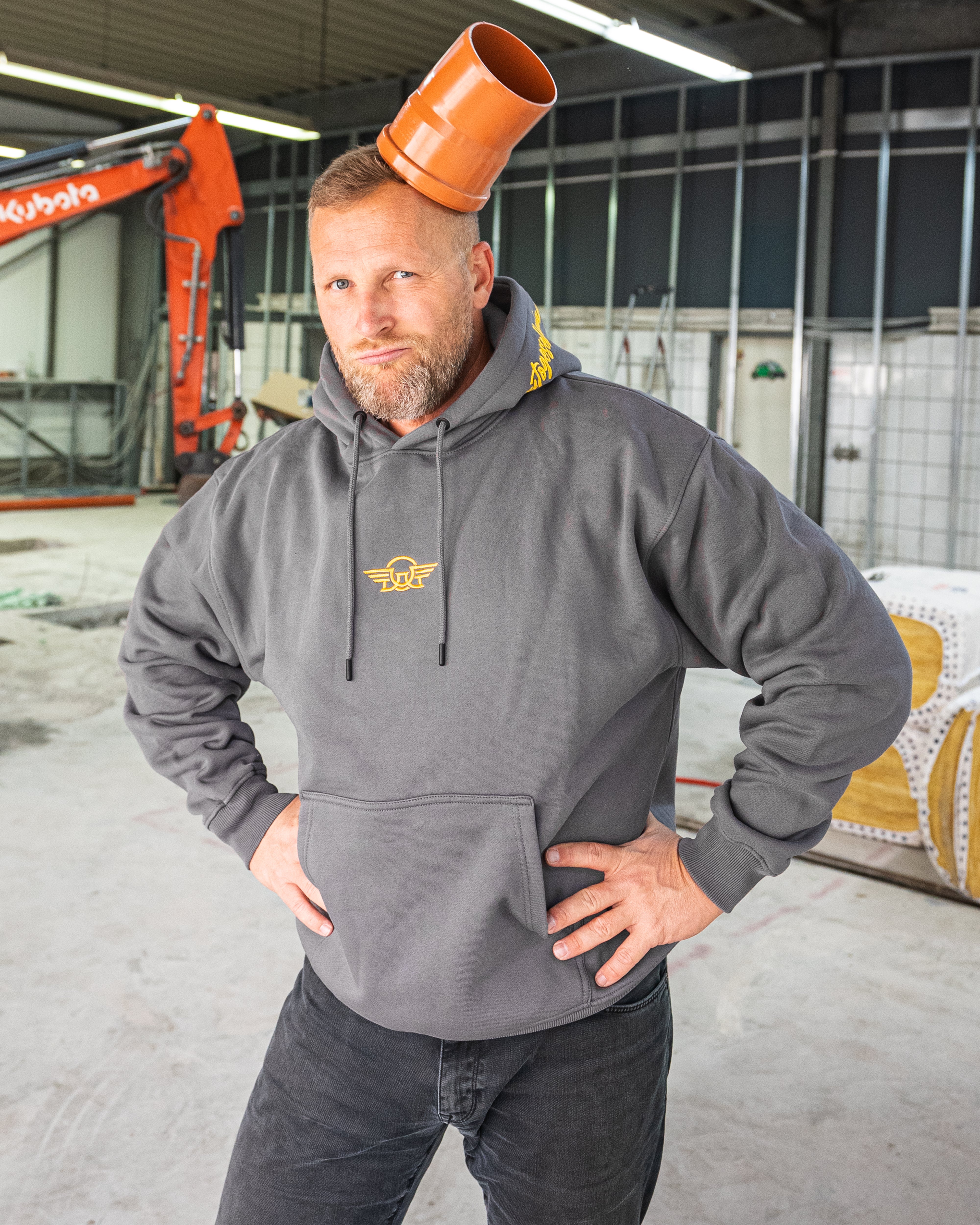 DAG Basic Hoodie Basaltgrau