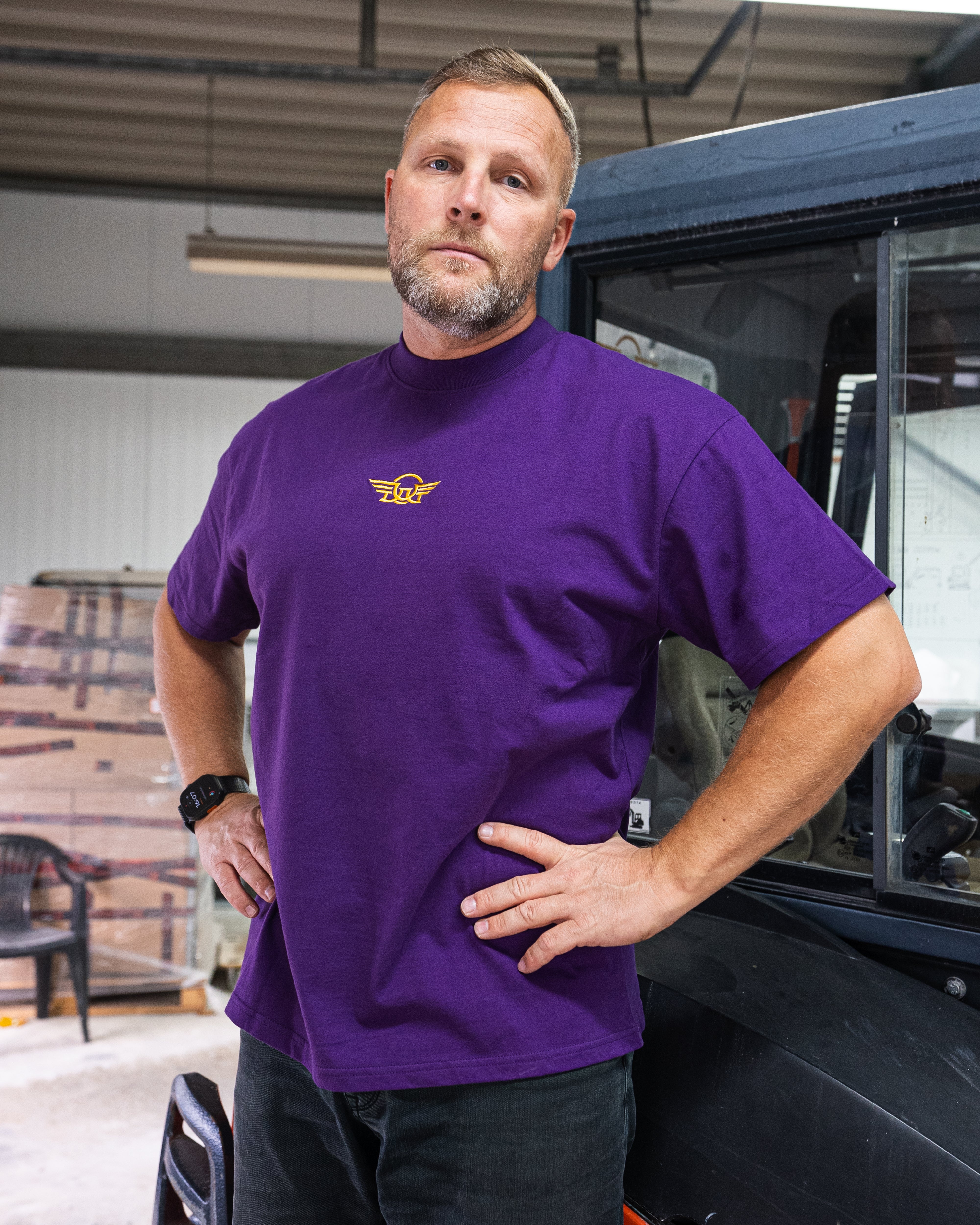 DAG Basic T-Shirt Indigo-Violett