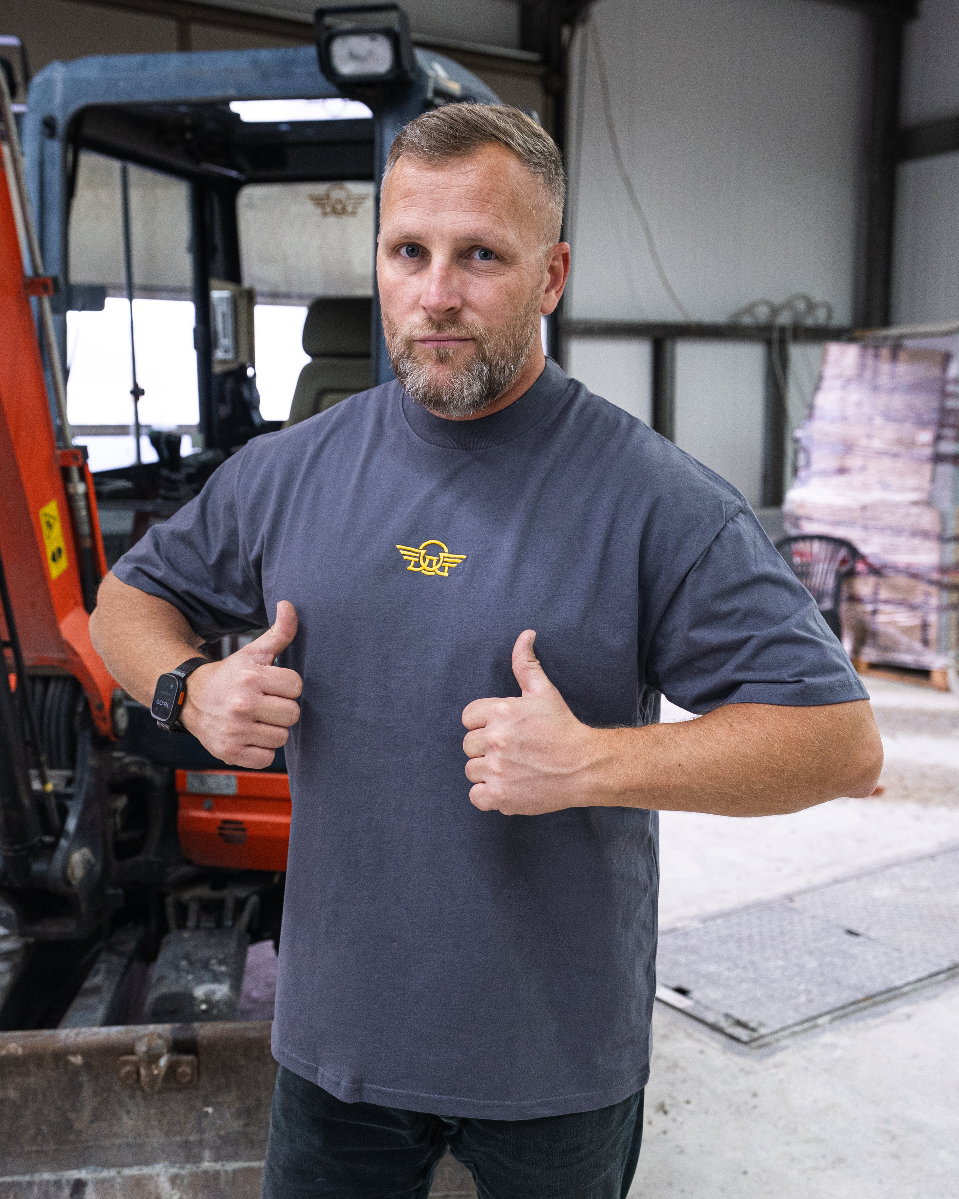 DAG Basic T-Shirt Basaltgrau