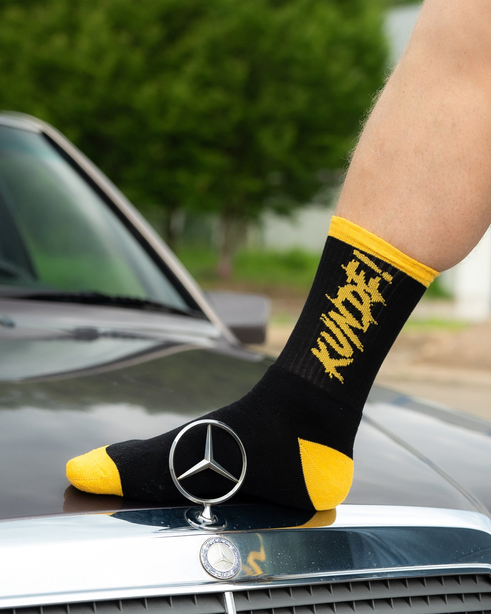 "KUNDE!" Socken Schwarz