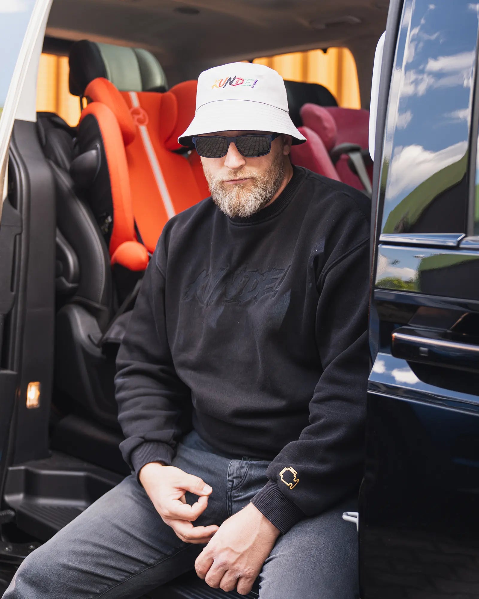 Wende-Fischerhut - Kunde! / DAG Logo