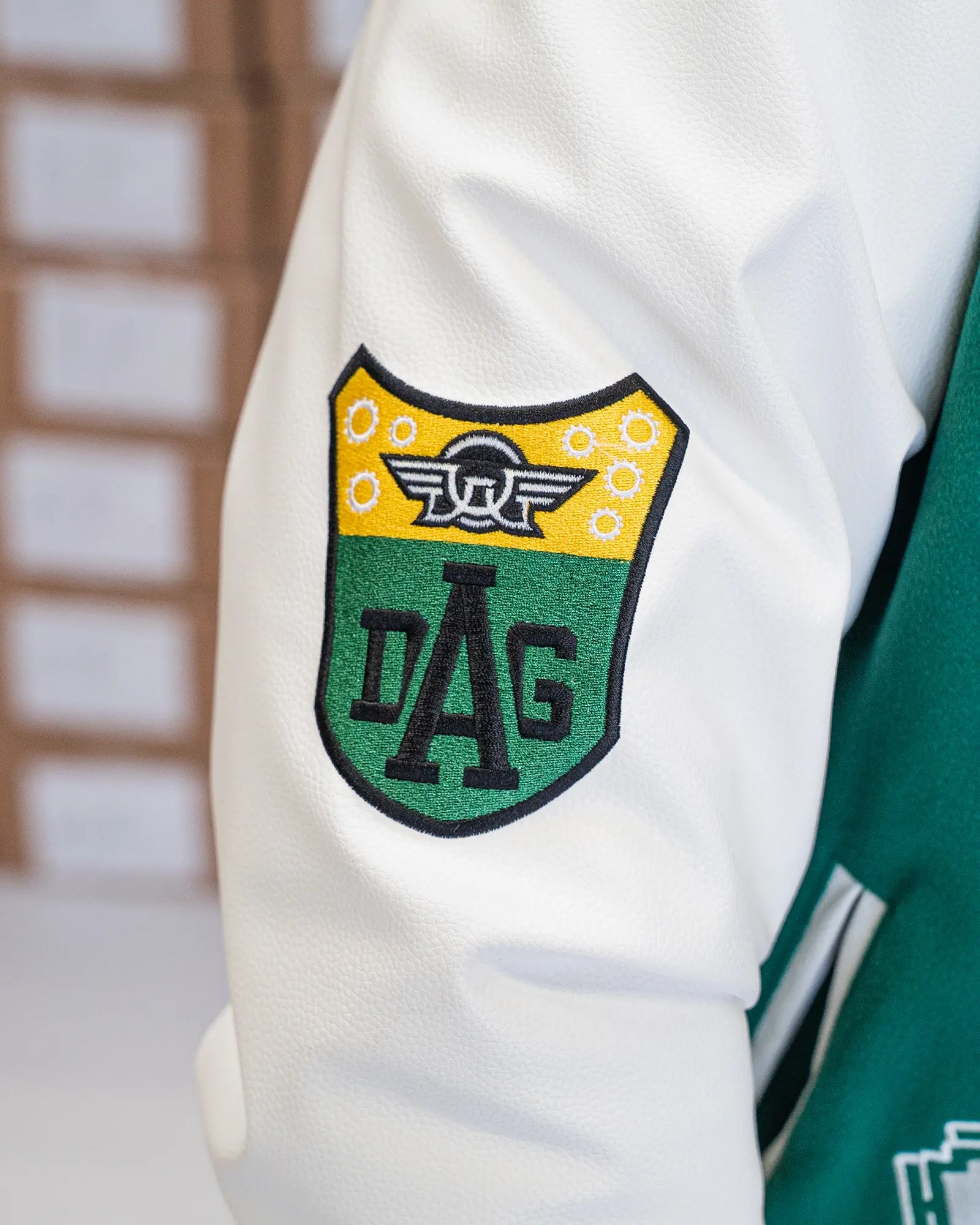 Collegejacke - Kunde Wiesengrün