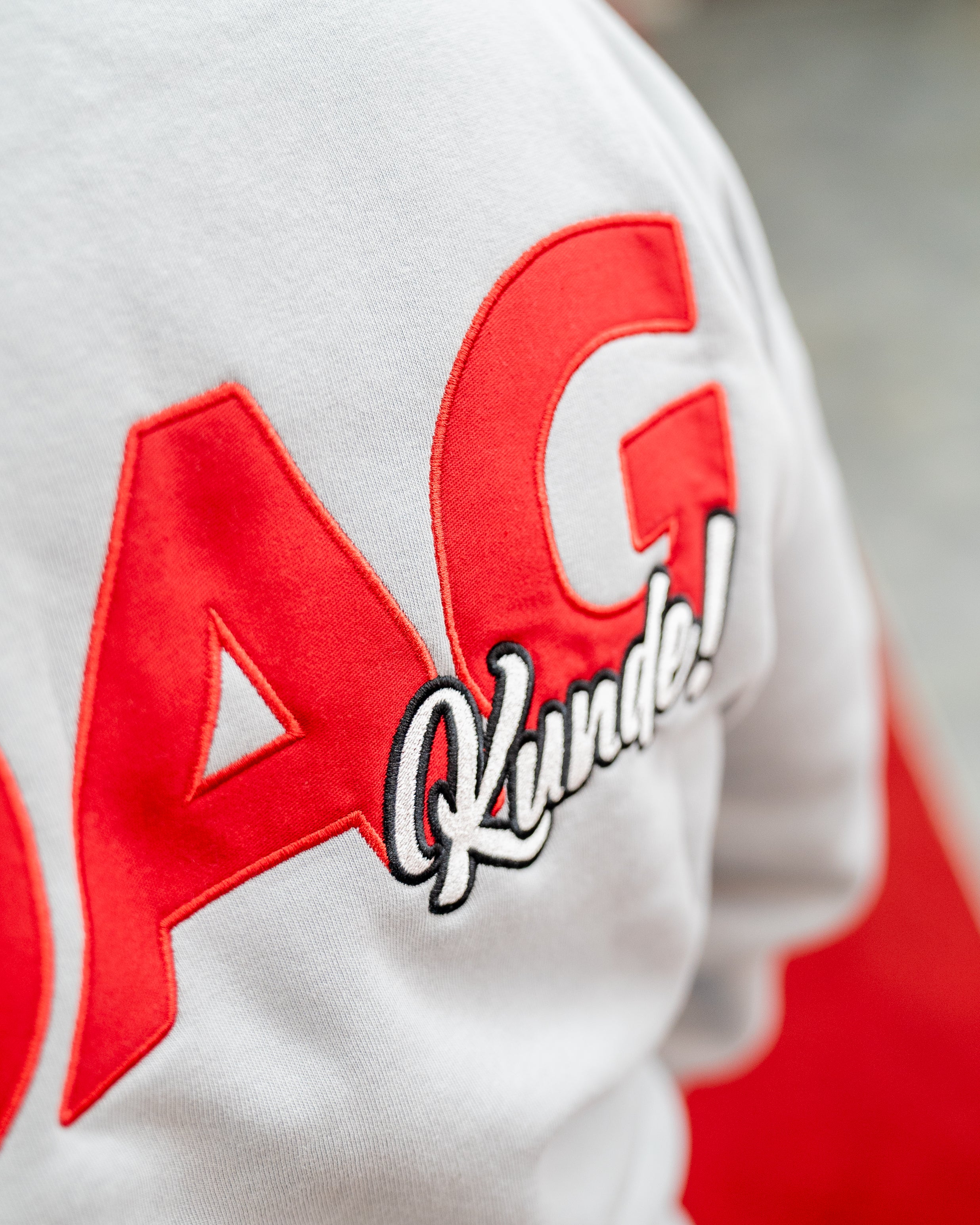 DAG "KUNDE!" Halfzip Kreide