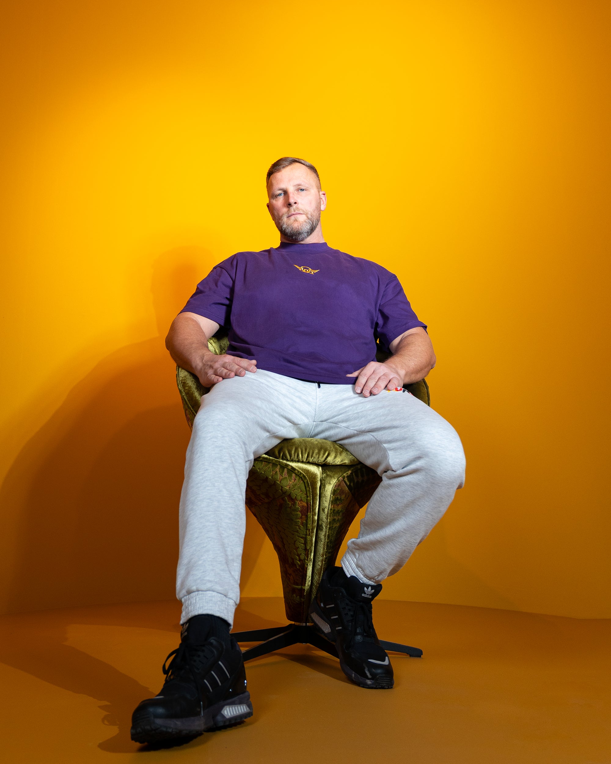 Breitbau T-Shirt Purple