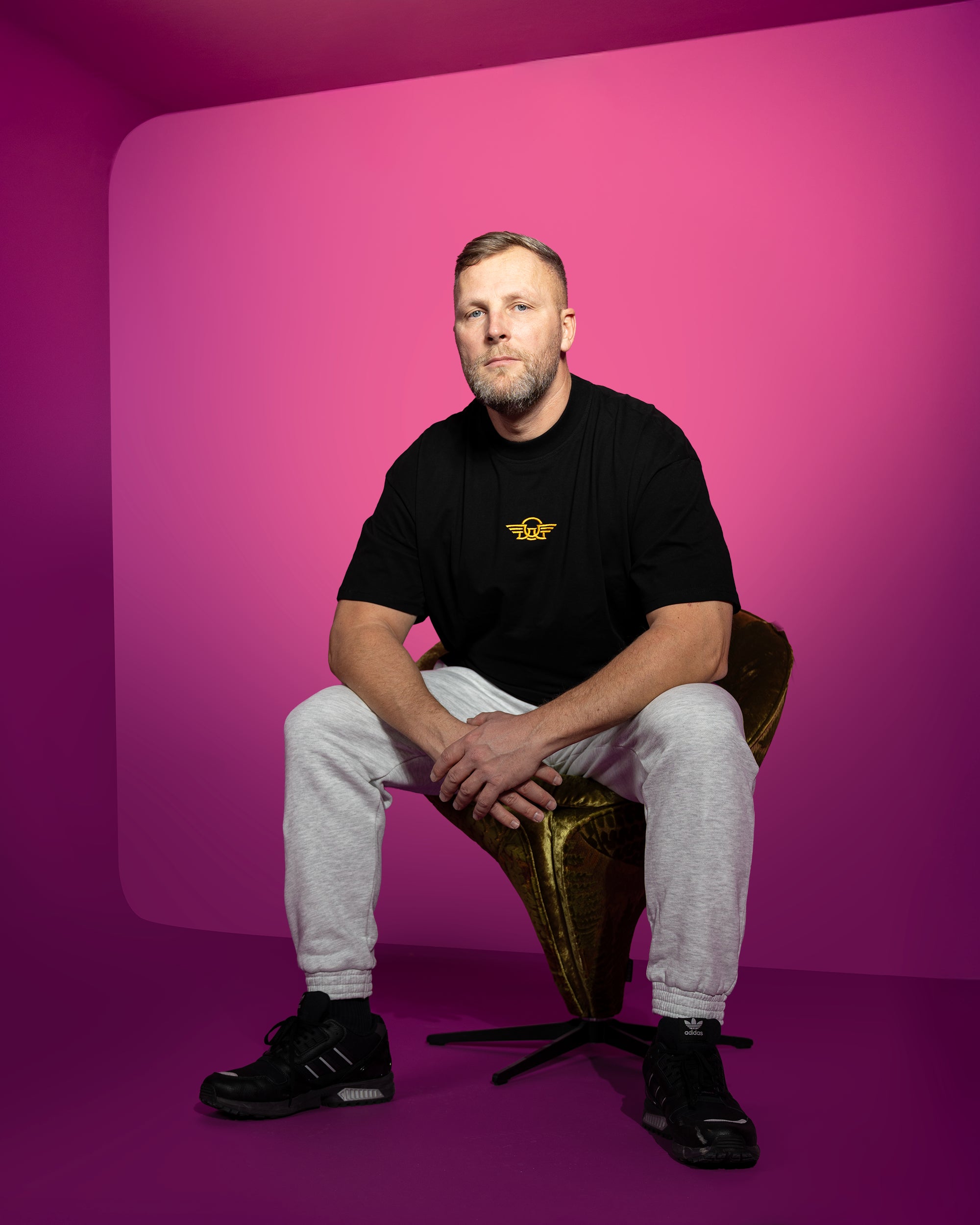 Breitbau T-Shirt Schwarz