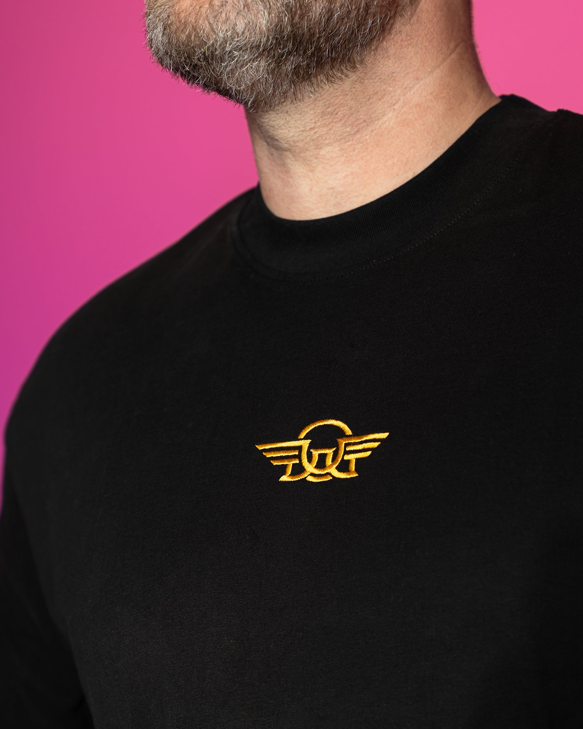 Breitbau T-Shirt Schwarz