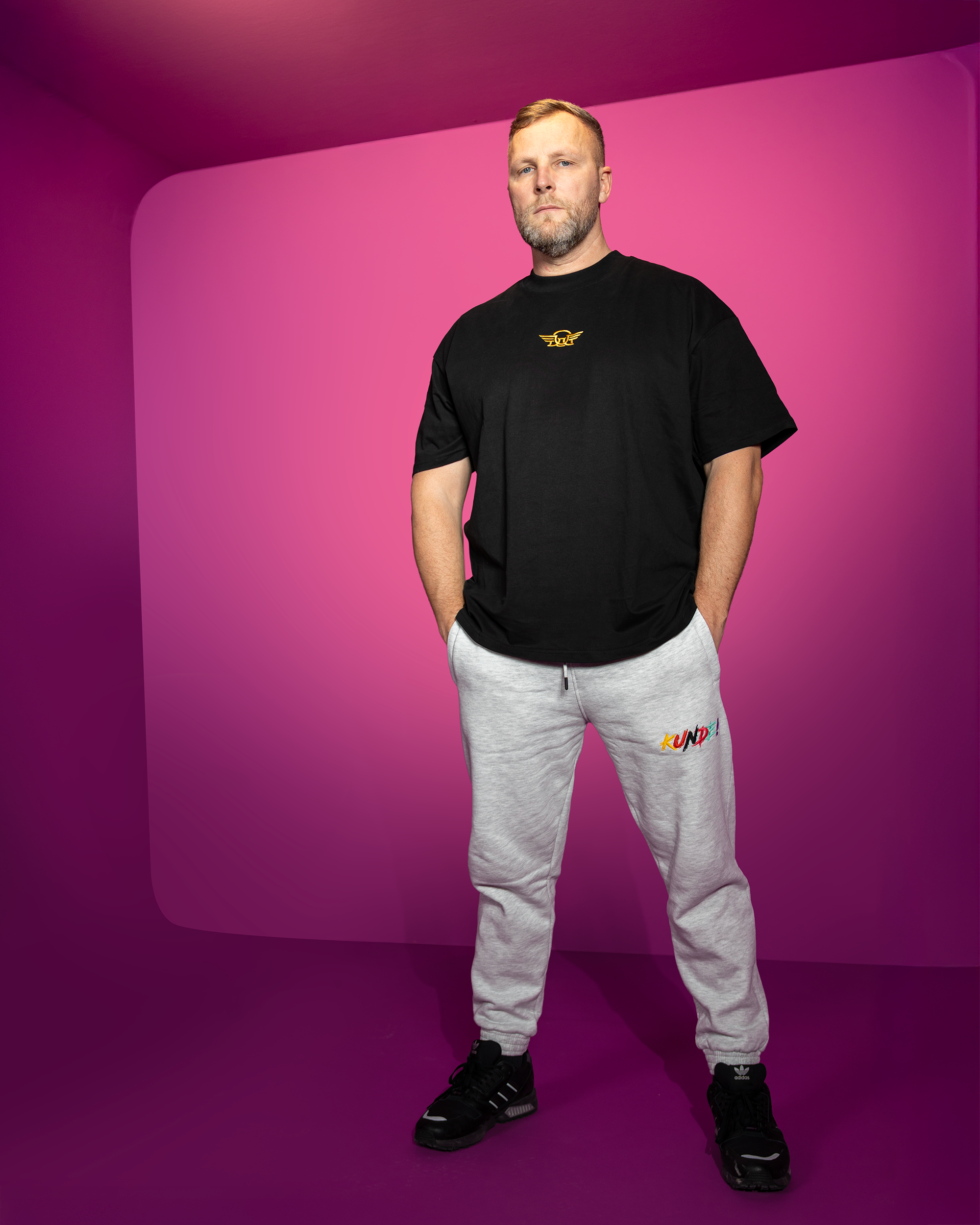 Breitbau T-Shirt Schwarz