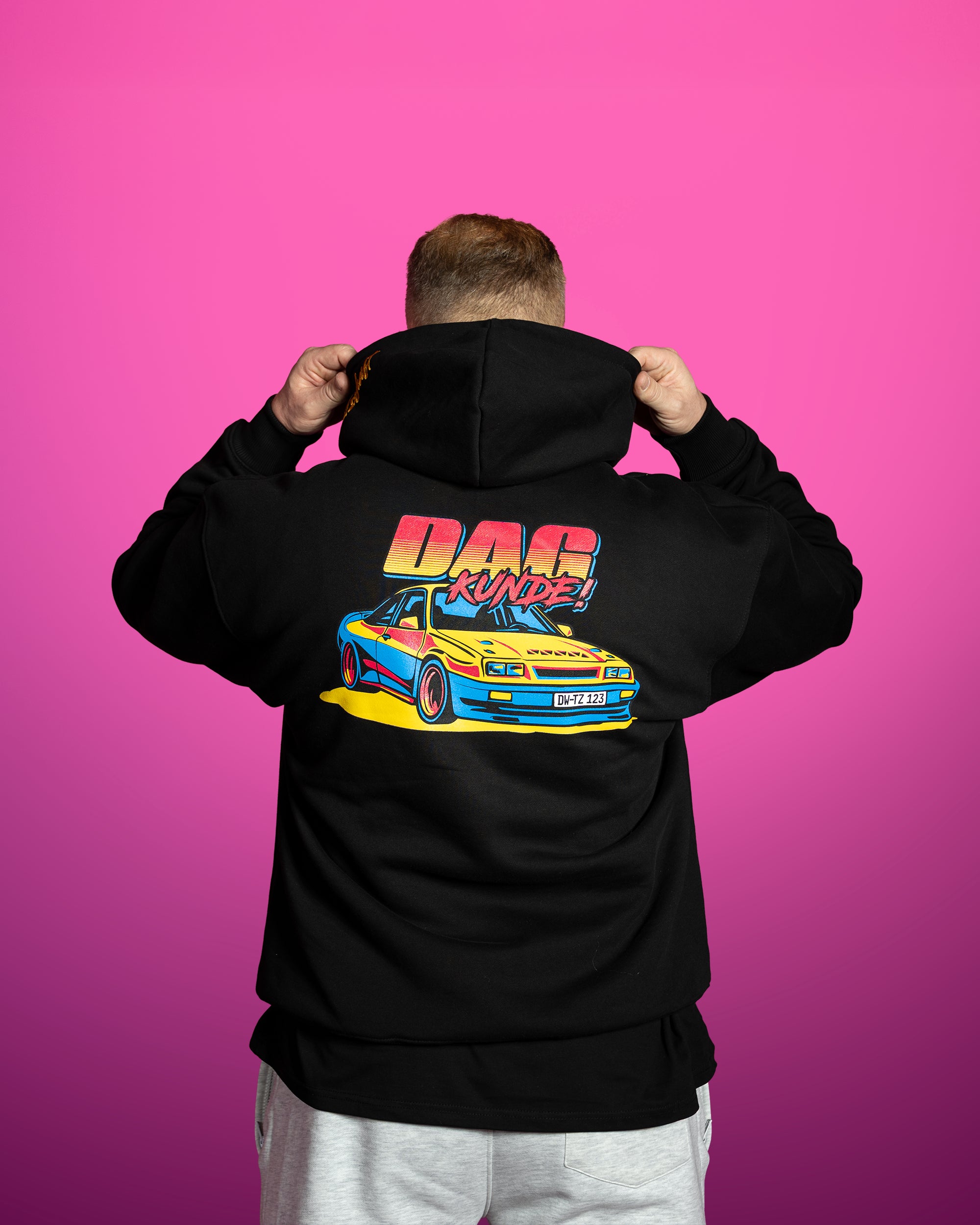 Breitbau Hoodie Schwarz