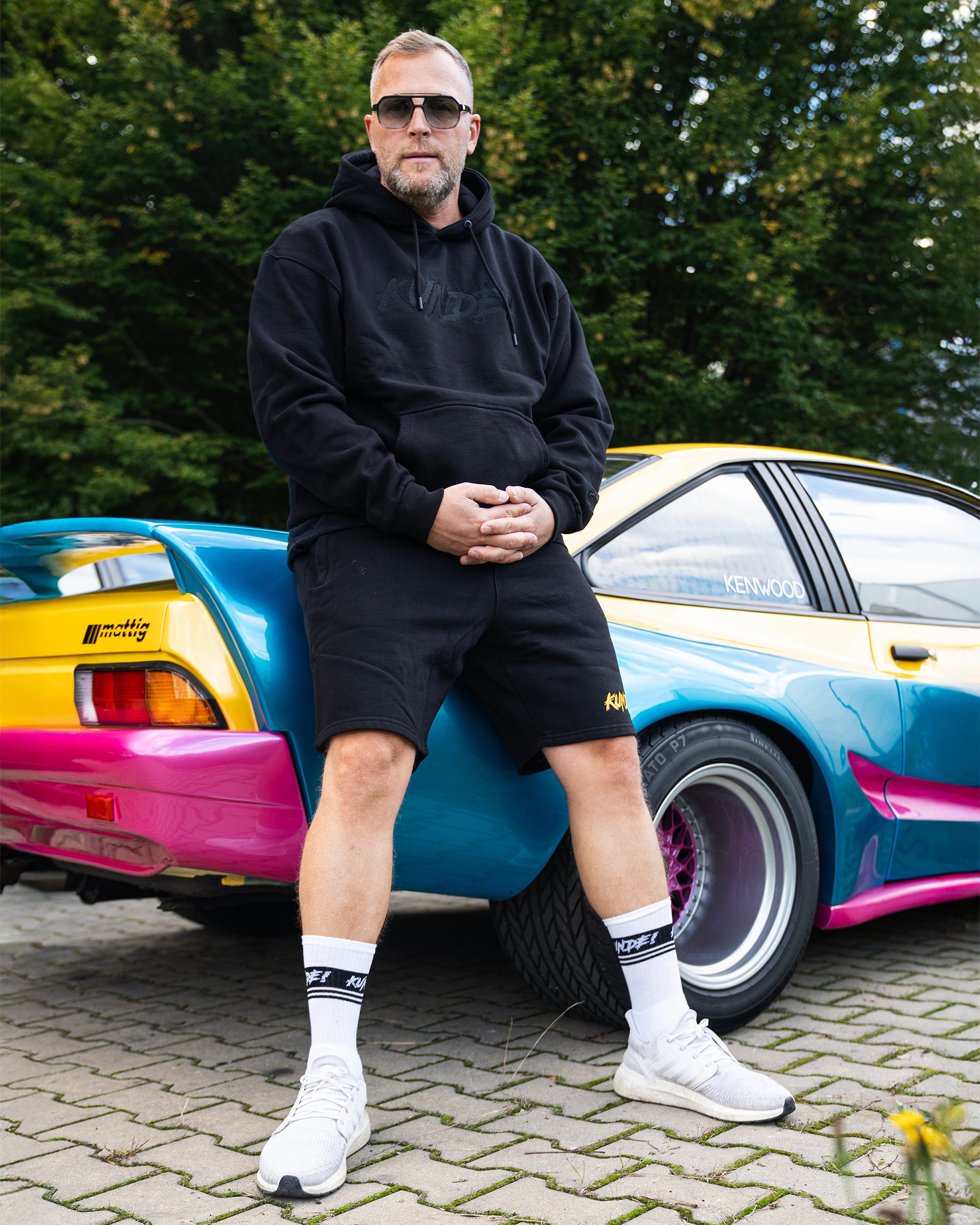 "KUNDE!" Shorts schwarz