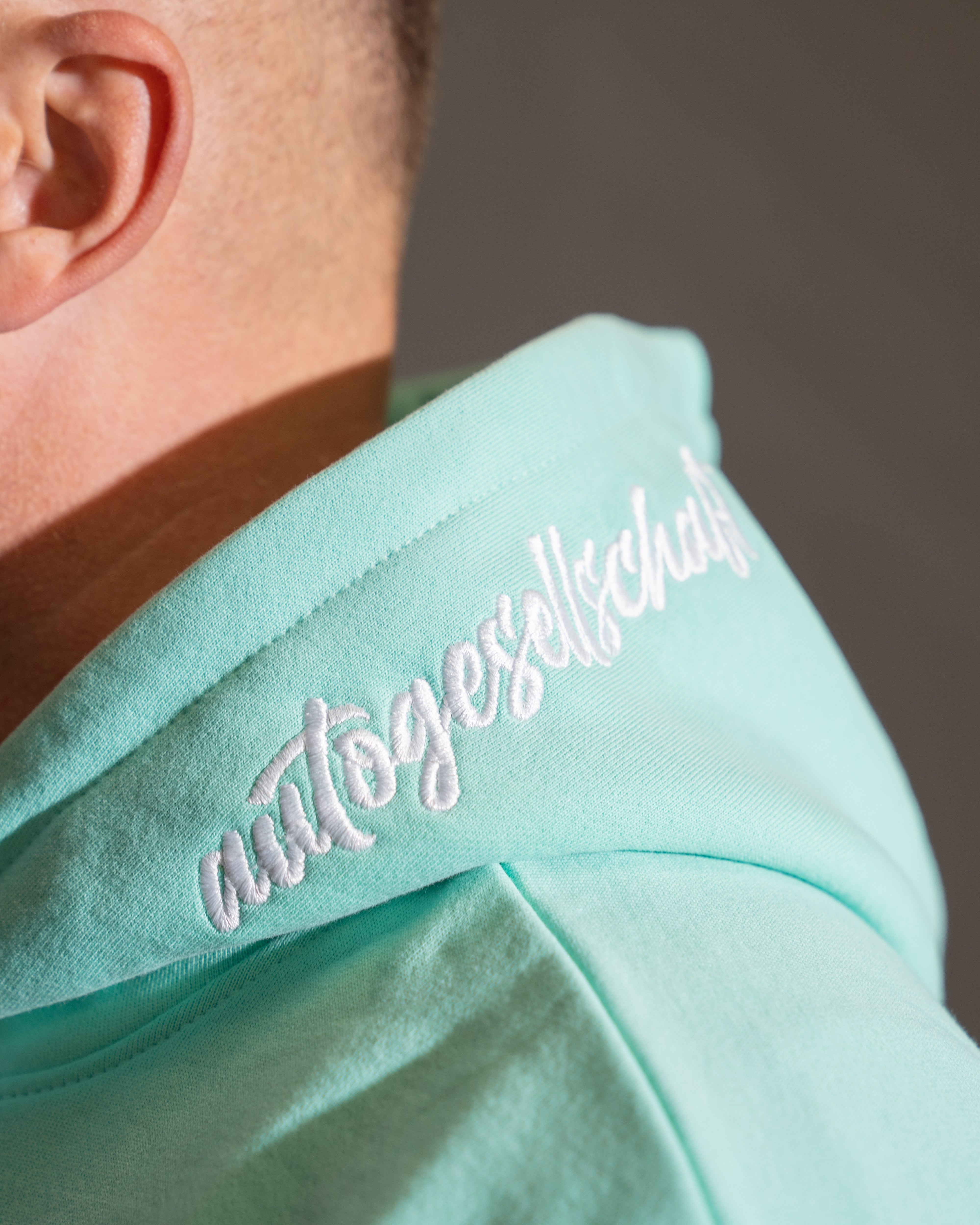 "KUNDE!" Hoodie Mint