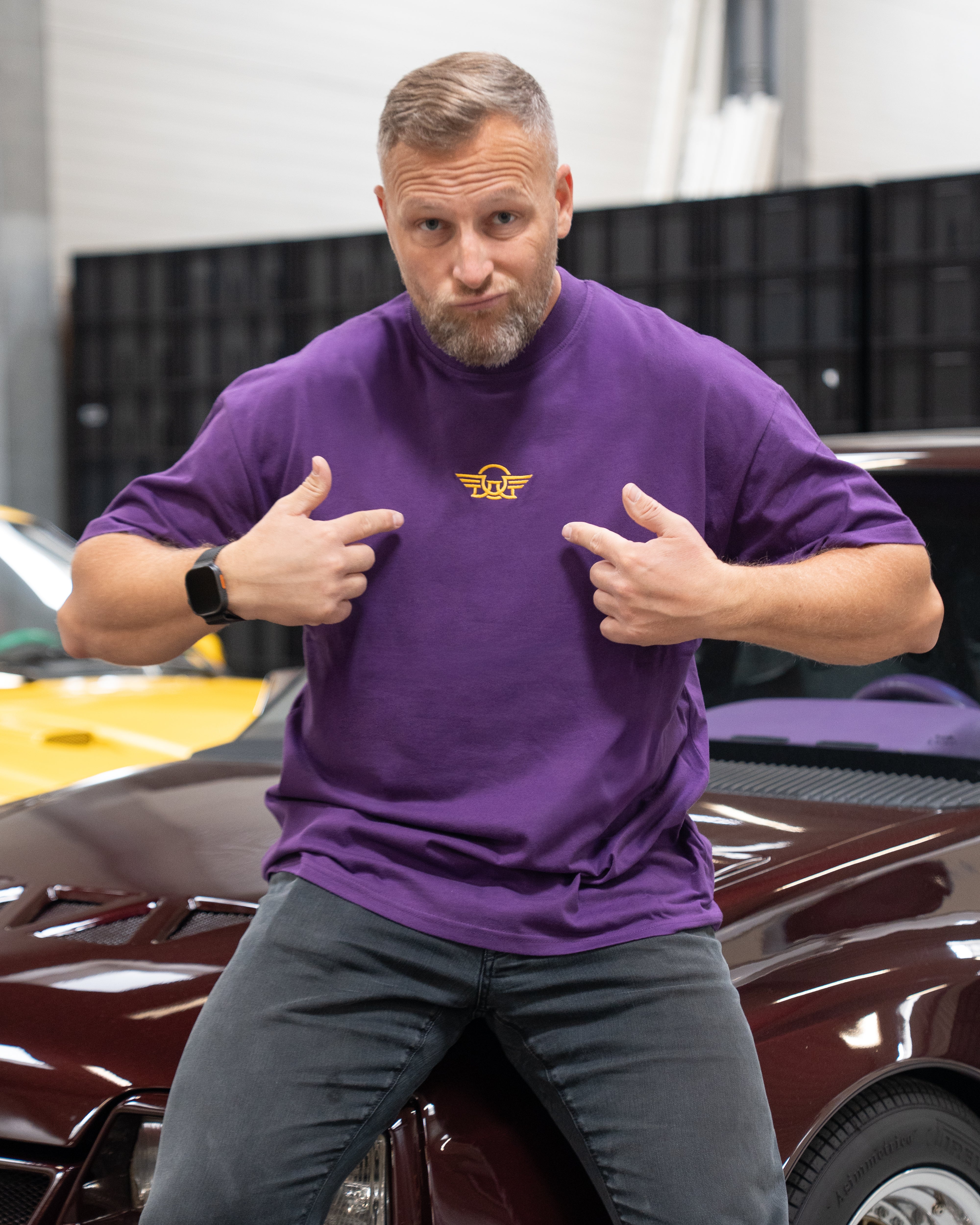 ESAF T-Shirt Indigo-Violett