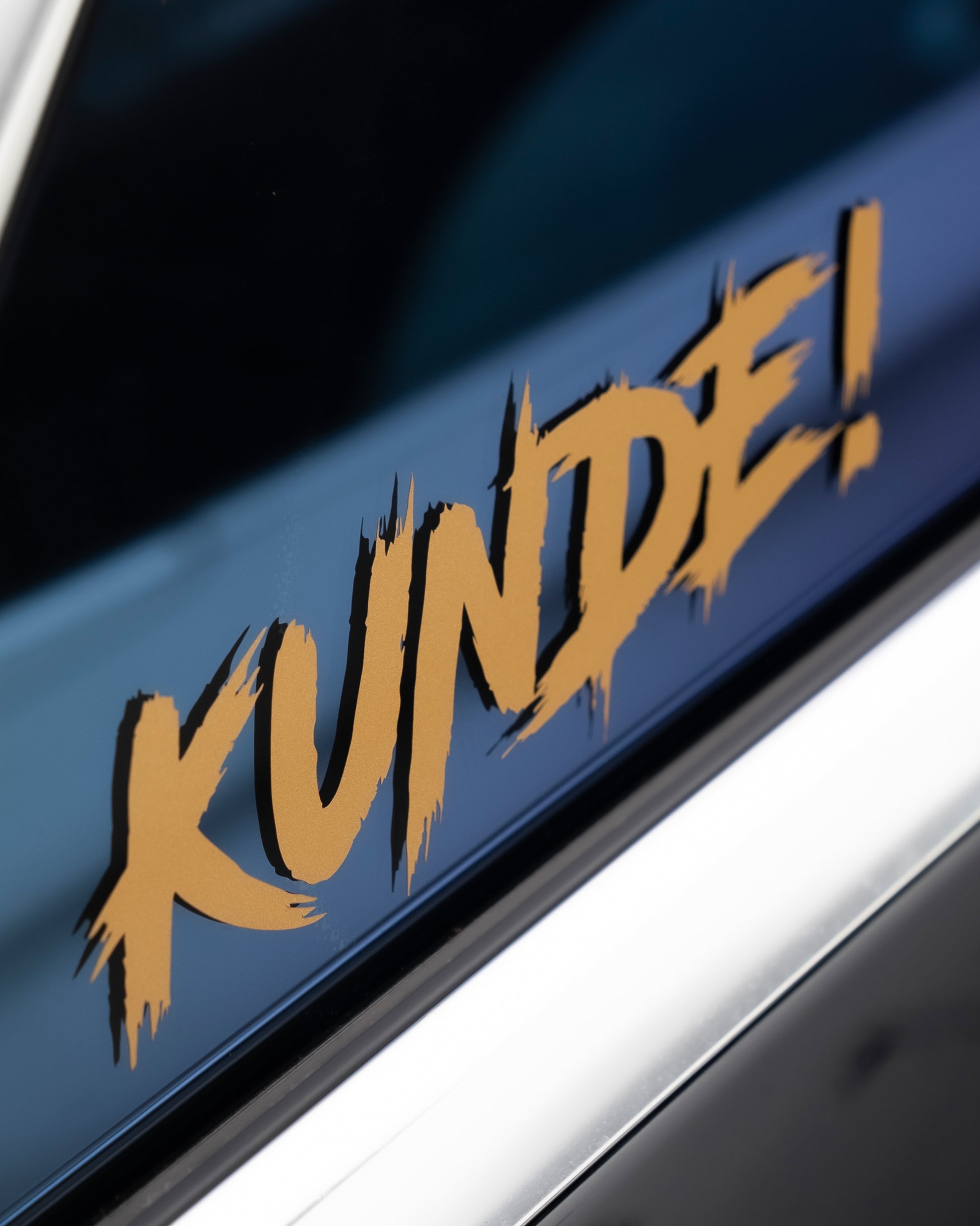 "Kunde!" Sticker Gold
