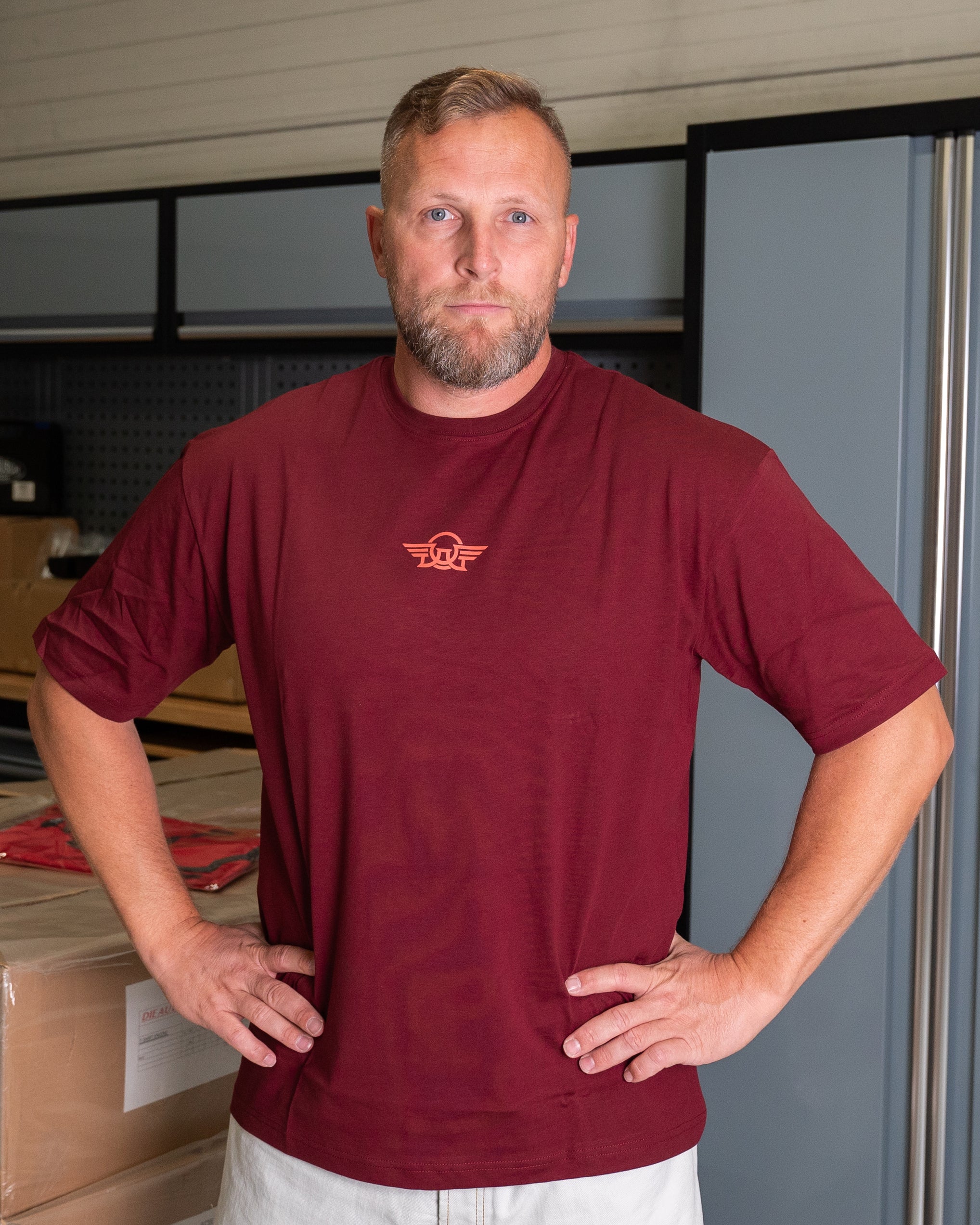 DAG Bordeaux Wave Oversize