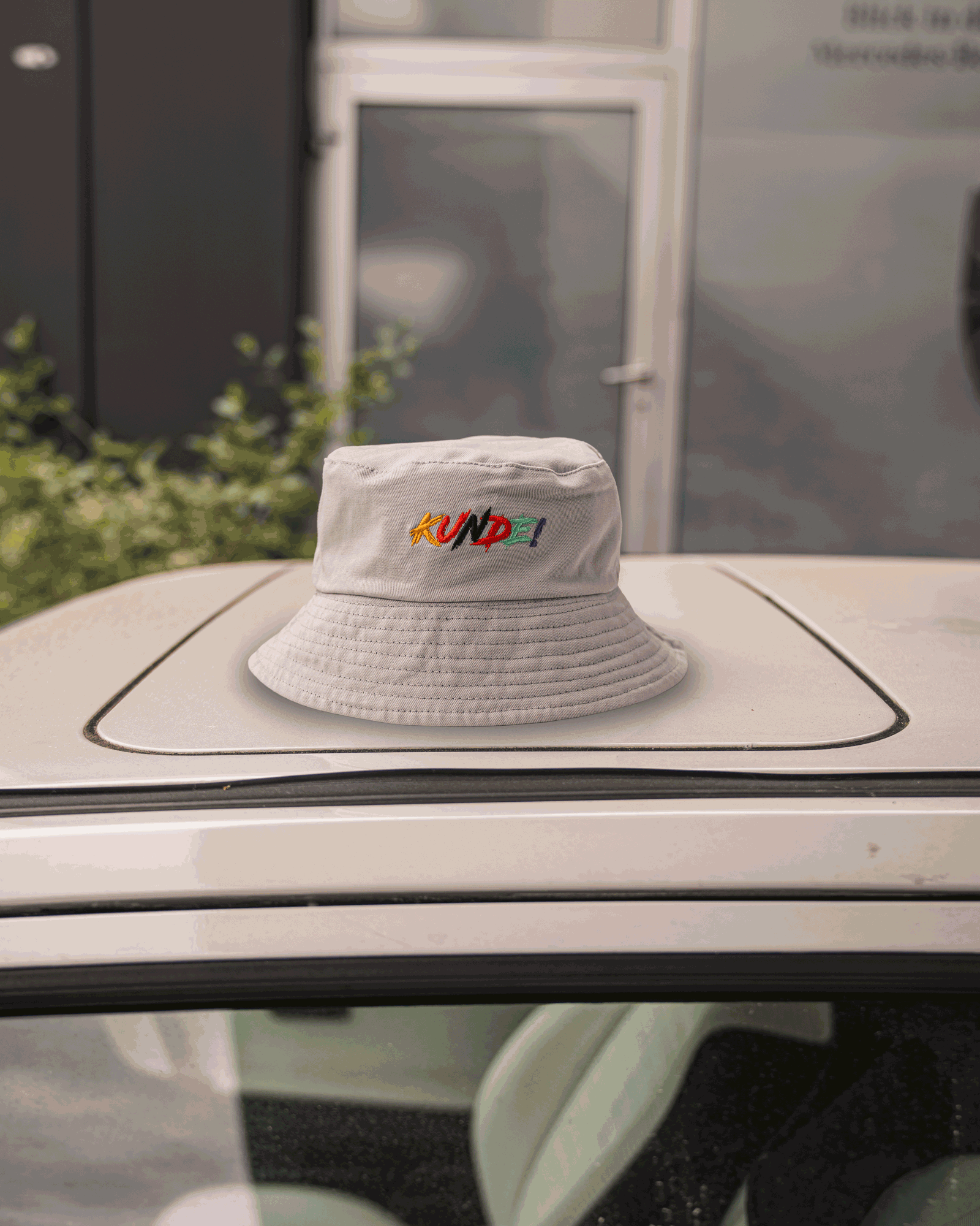 Wende-Fischerhut - Kunde! / DAG Logo